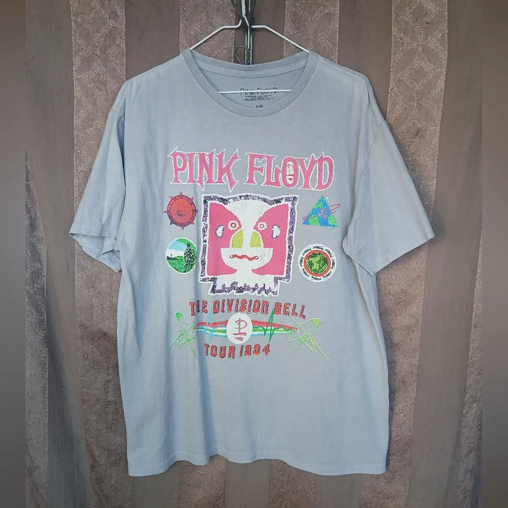 💎 Pink Floyd Men's Graphic T-Shirt - Gray #0149 - Picture 1 of 6
